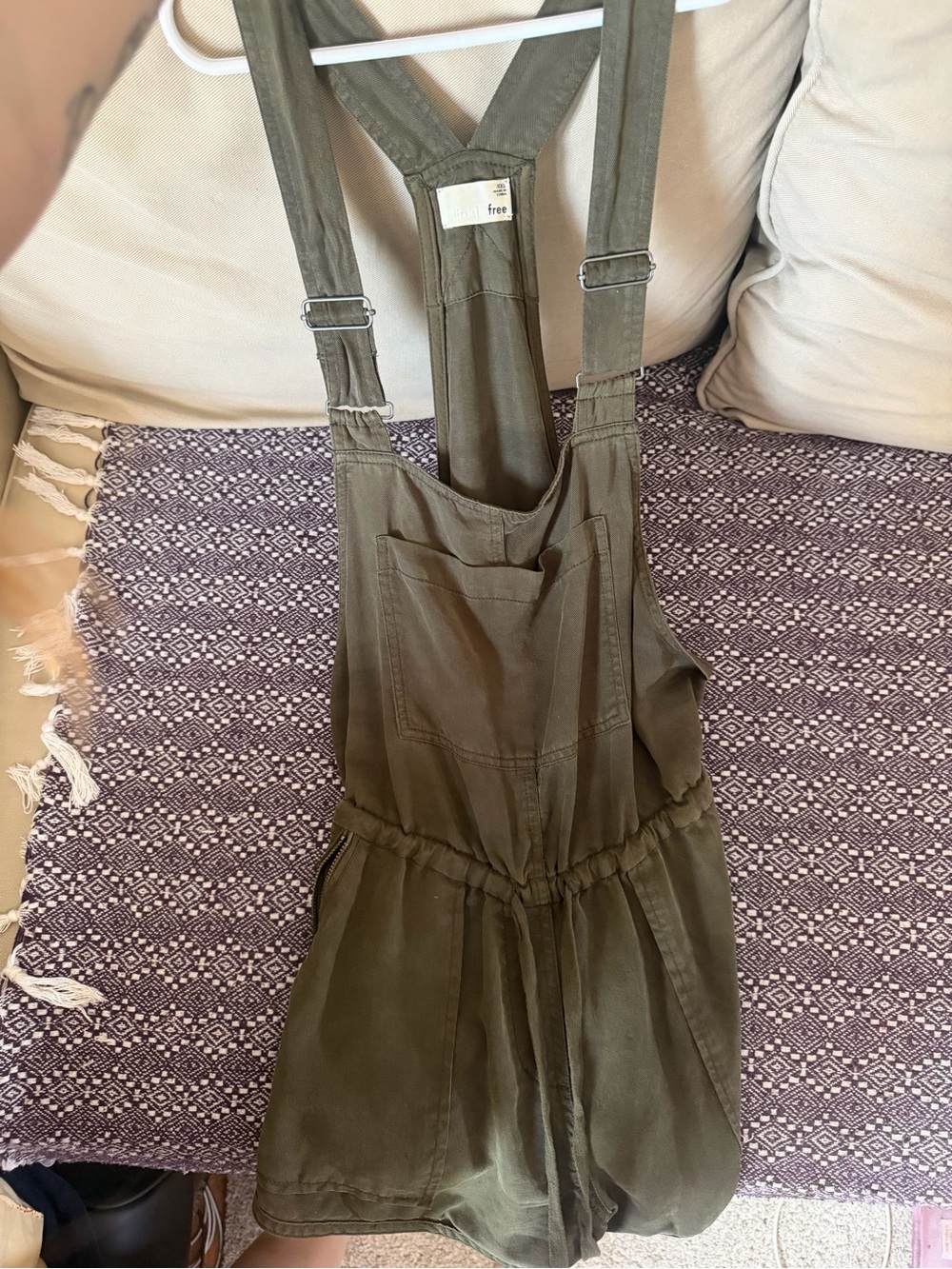 Wilfred Olive Green Utility Jumpsuit
